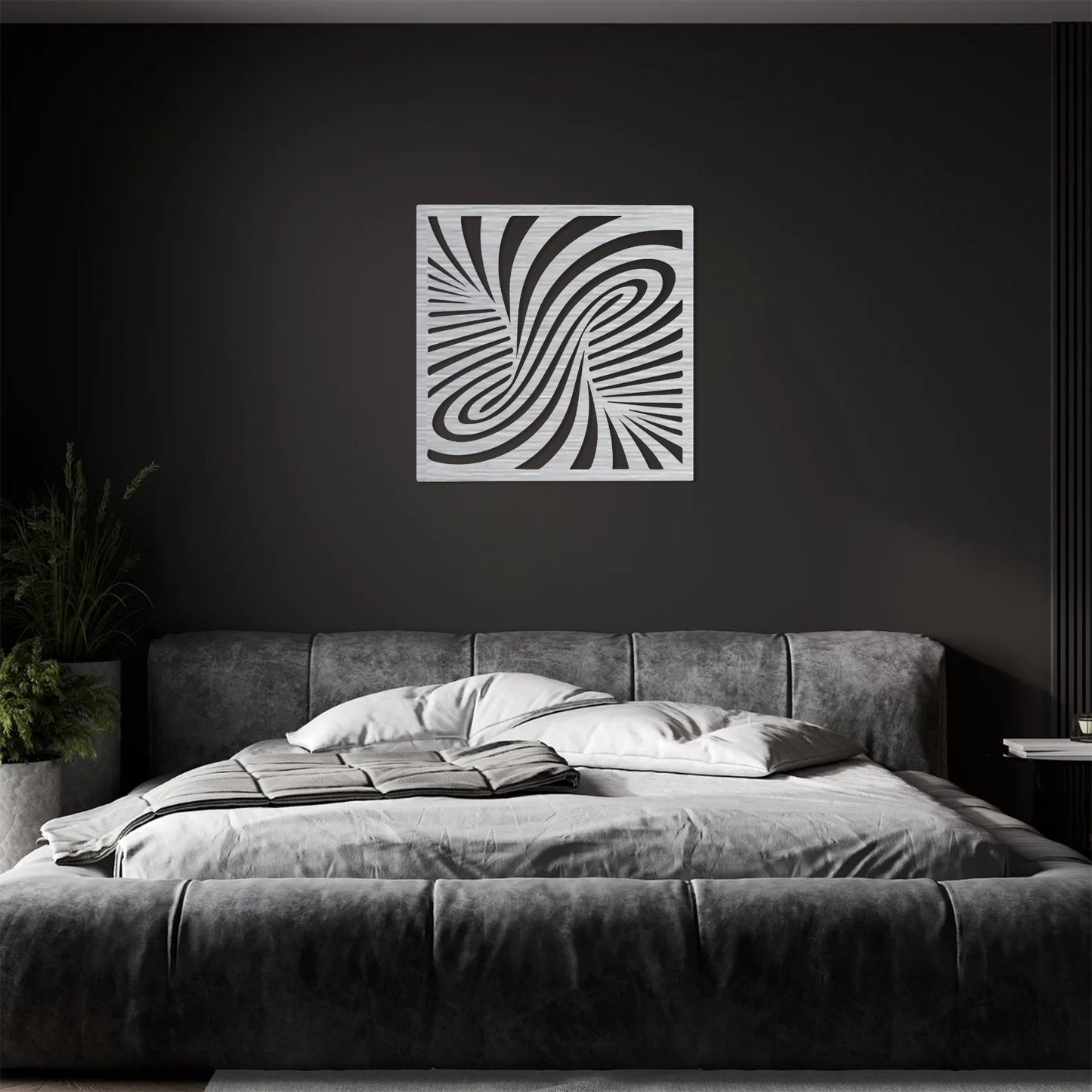 Dynamic Swirl Wall Art