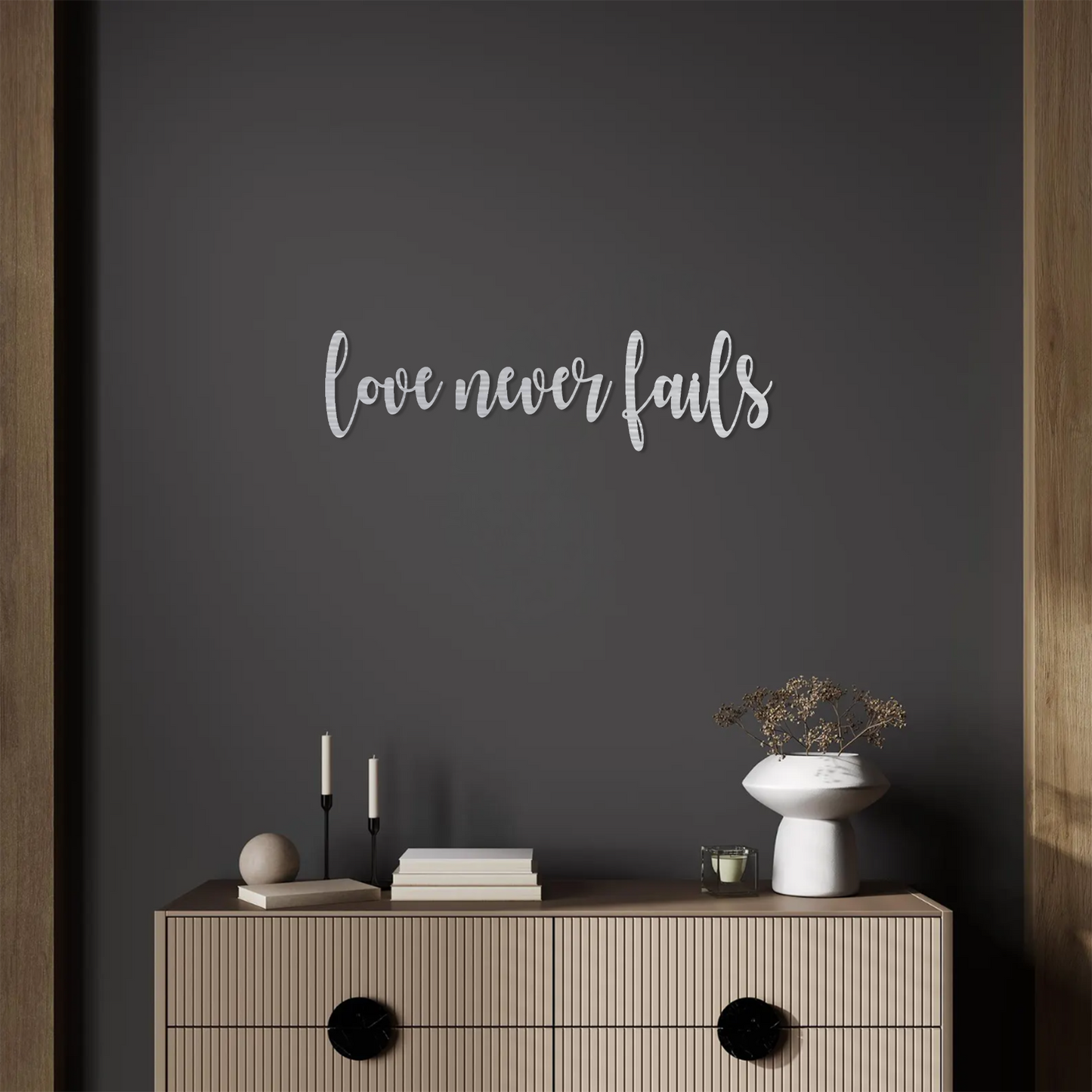 Love Never Fails Wall Art