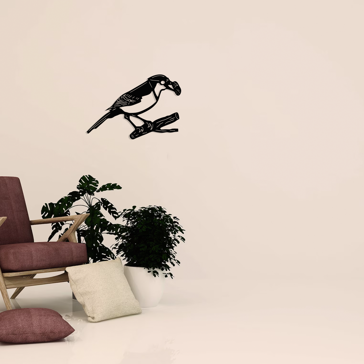 Hornbill Perch Wall Art