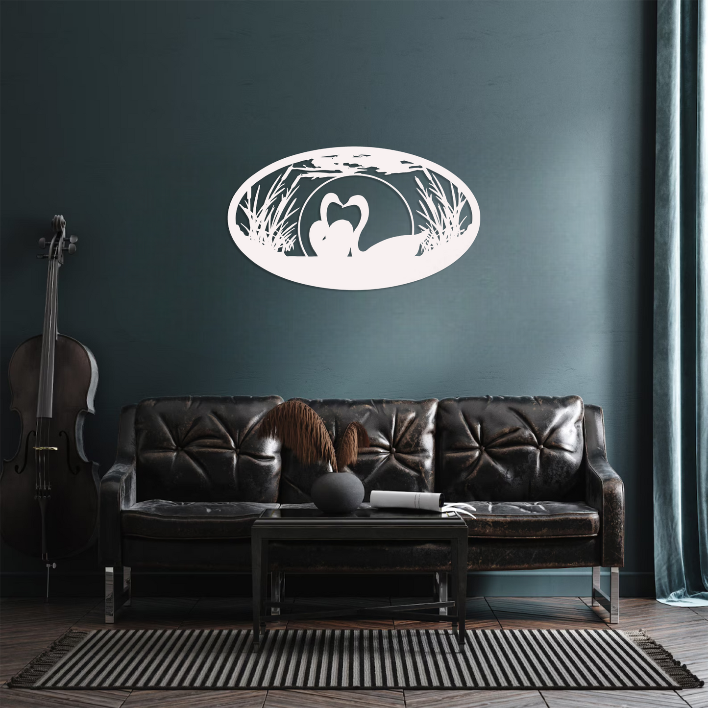 Heart of Swans Wall Art