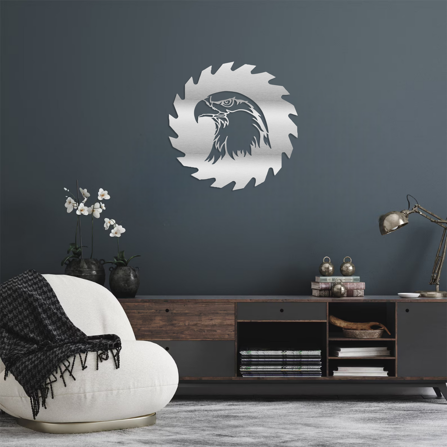 Steel Eagle Wall Art