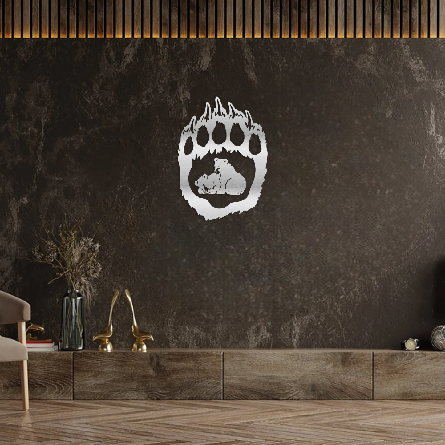 Wild Bear Family Wall Art
