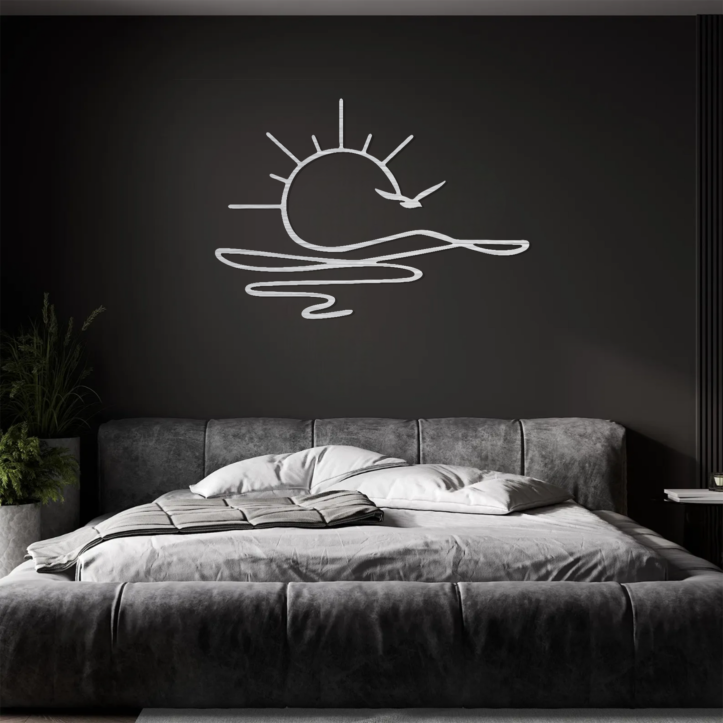 Golden Drift Wall Art
