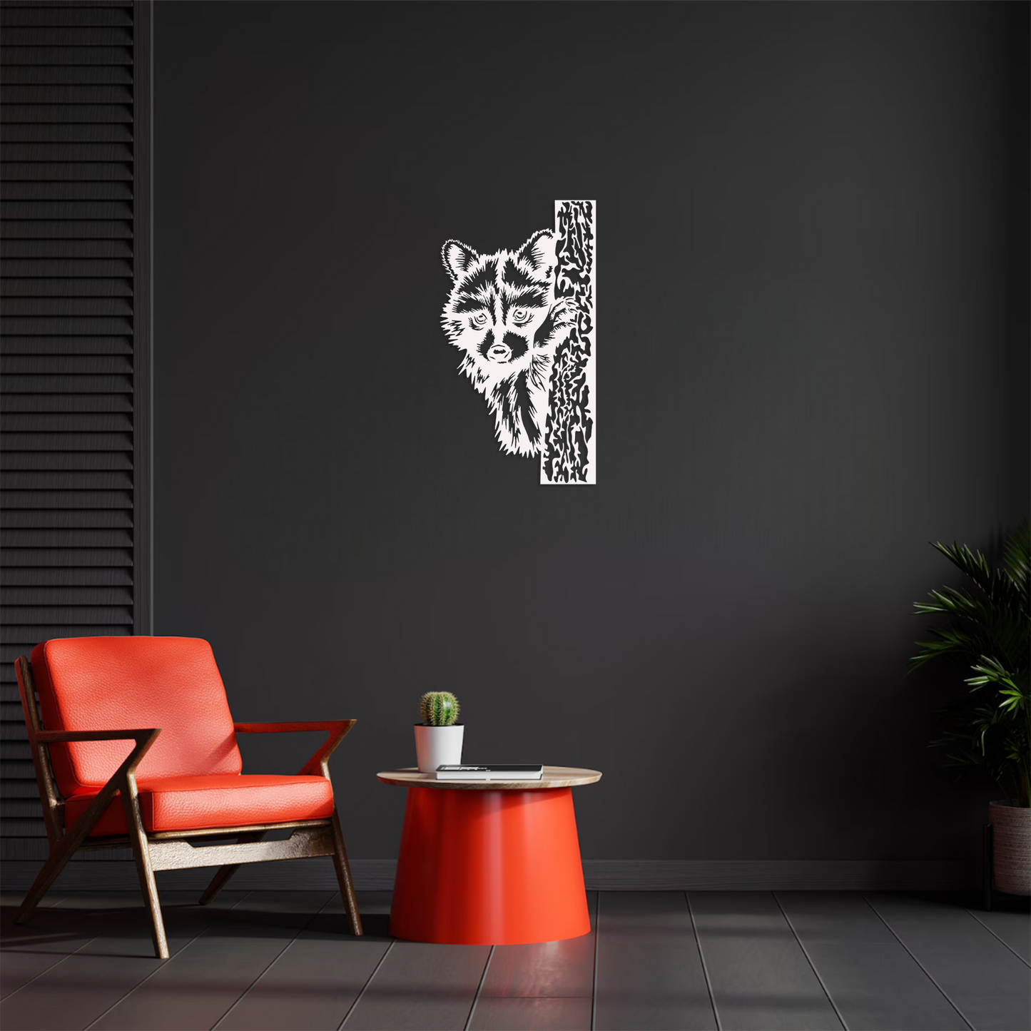 Peeking Bandit Wall Art