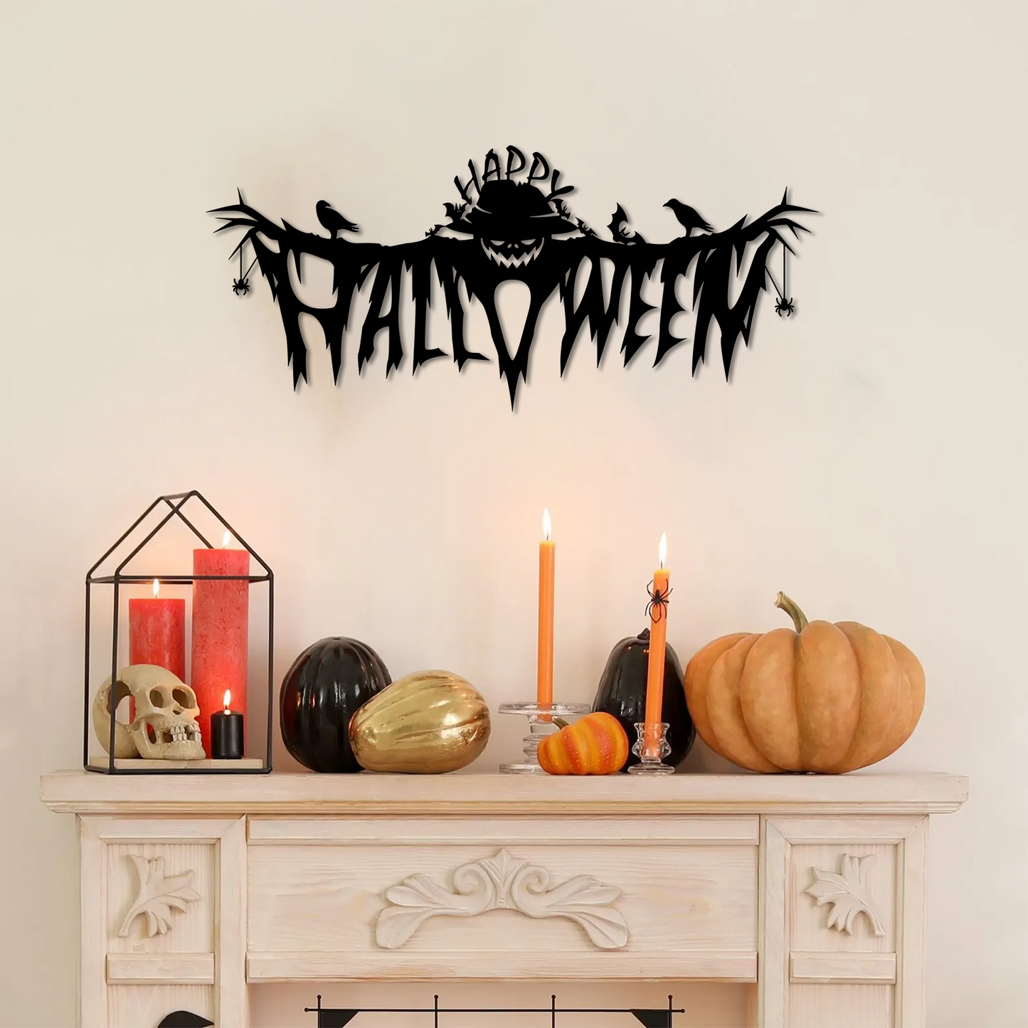 Halloween Script Wall Art