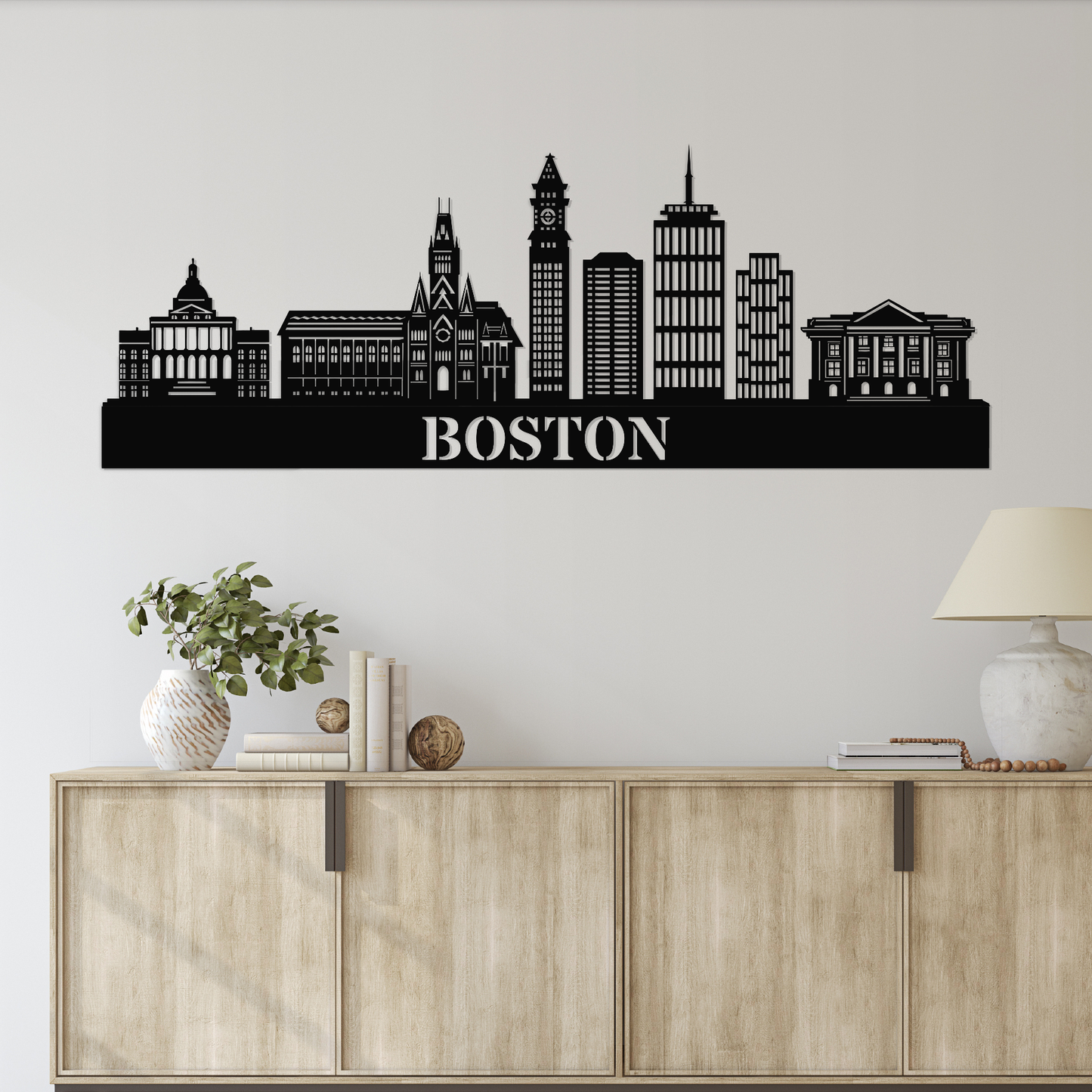 Boston Skyline Wall Art