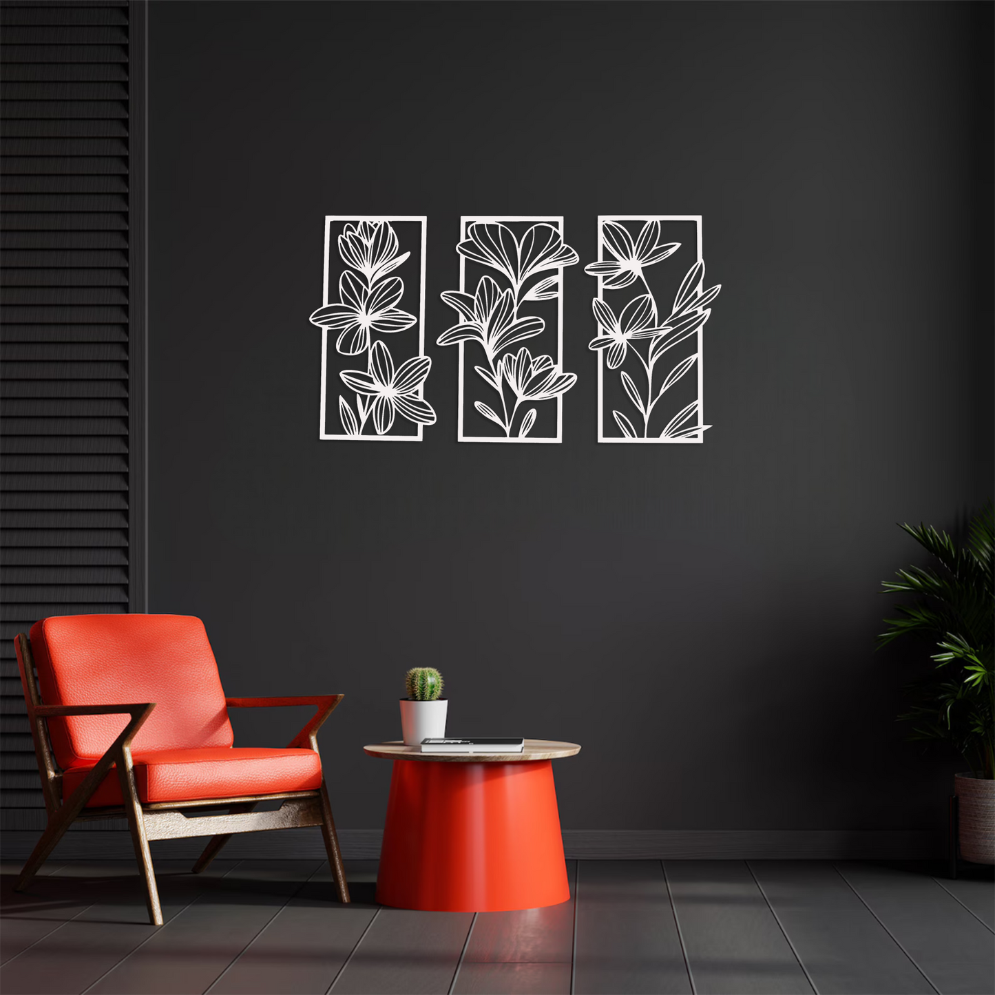 Floral Trio Wall Art