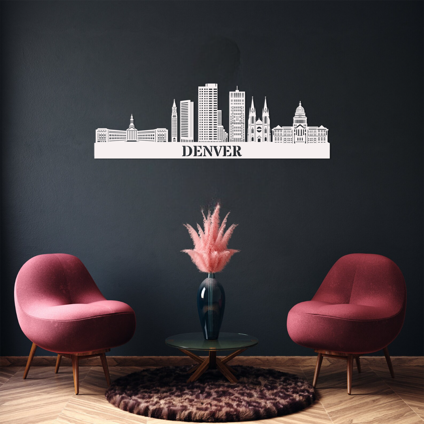 Denver Skyline Wall Art
