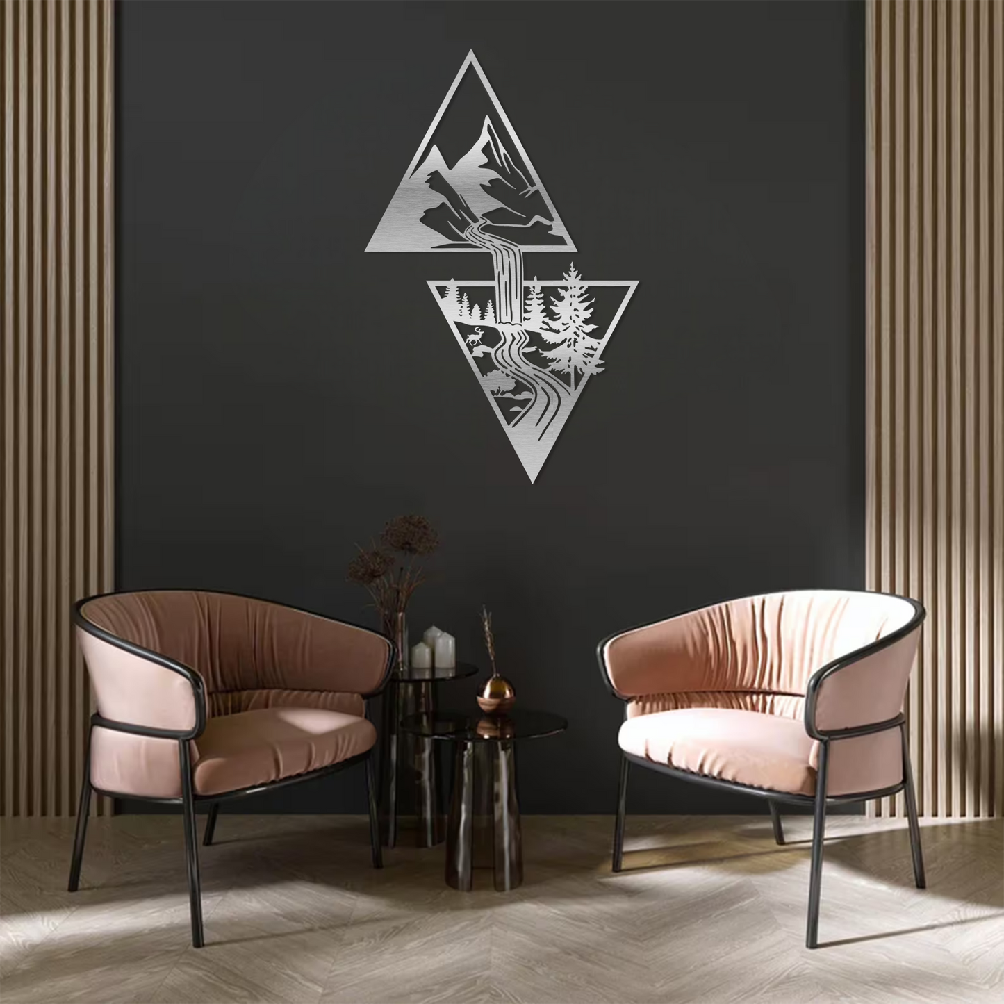 Flowing Waterfall Wall Art