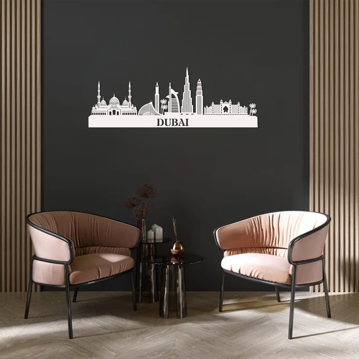 Dubai Skyline Wall Art