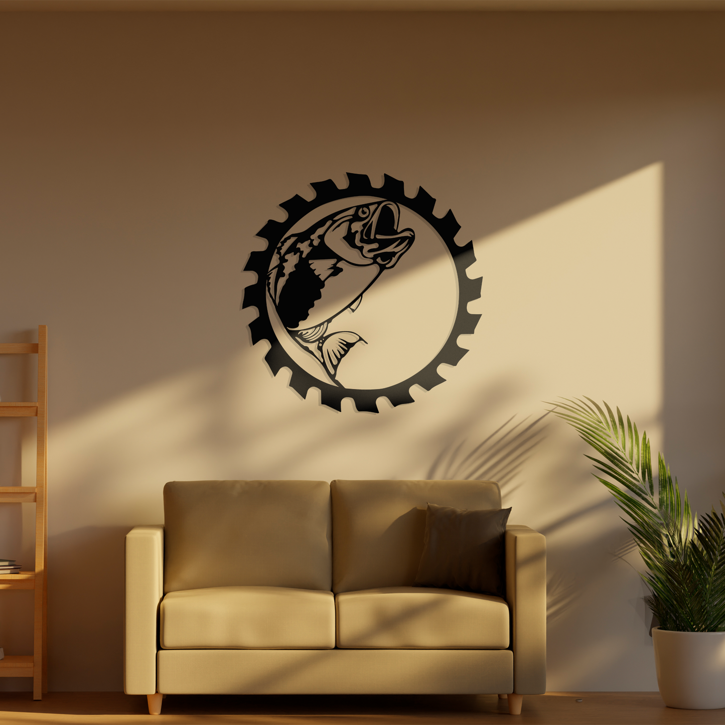 Gearhead Bass Wall Art