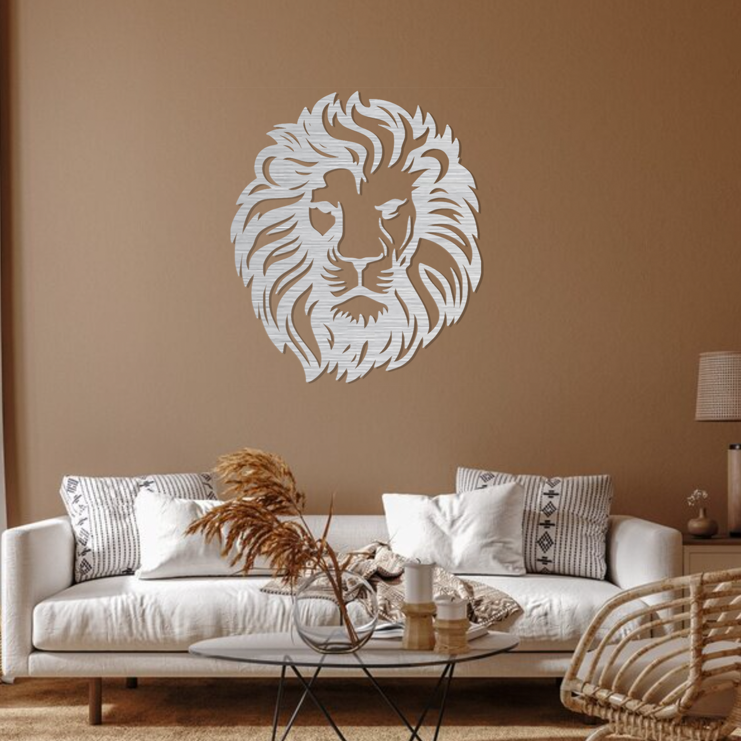 Wild Lion Head Wall Art