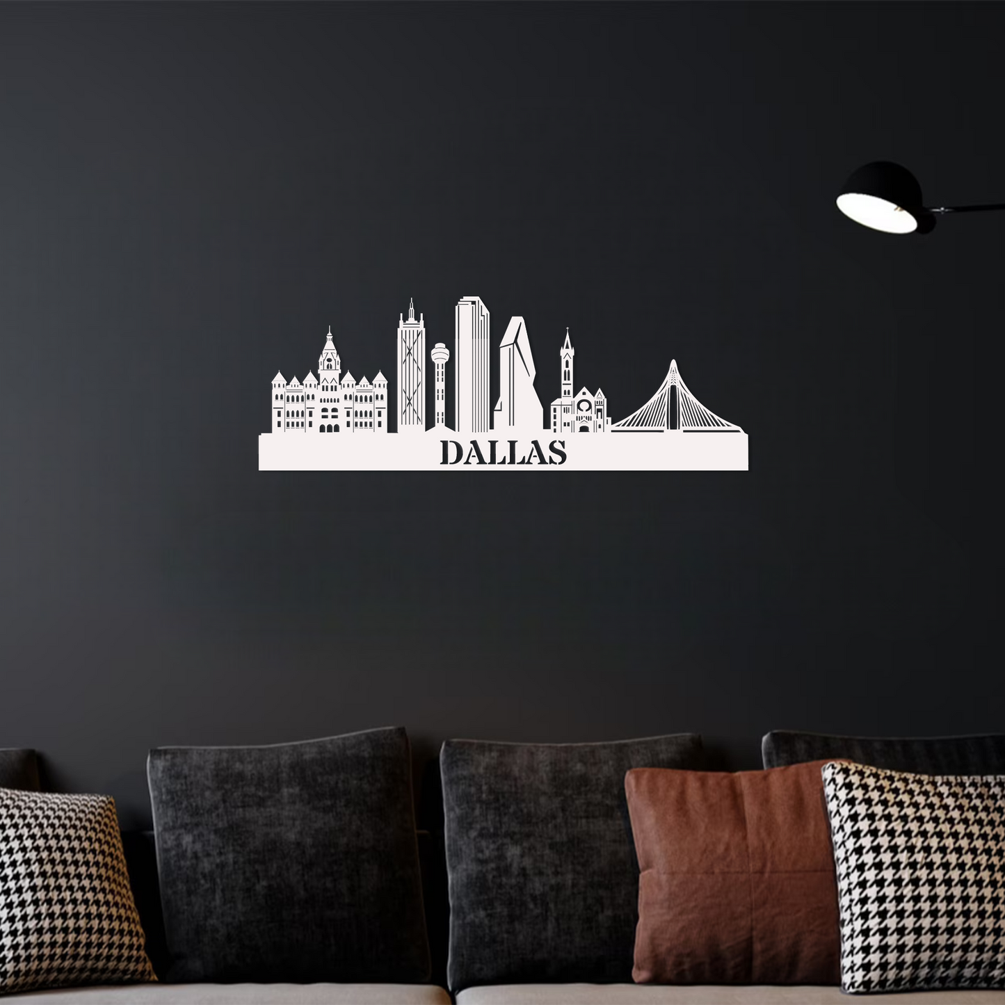Dallas Skyline Wall Art