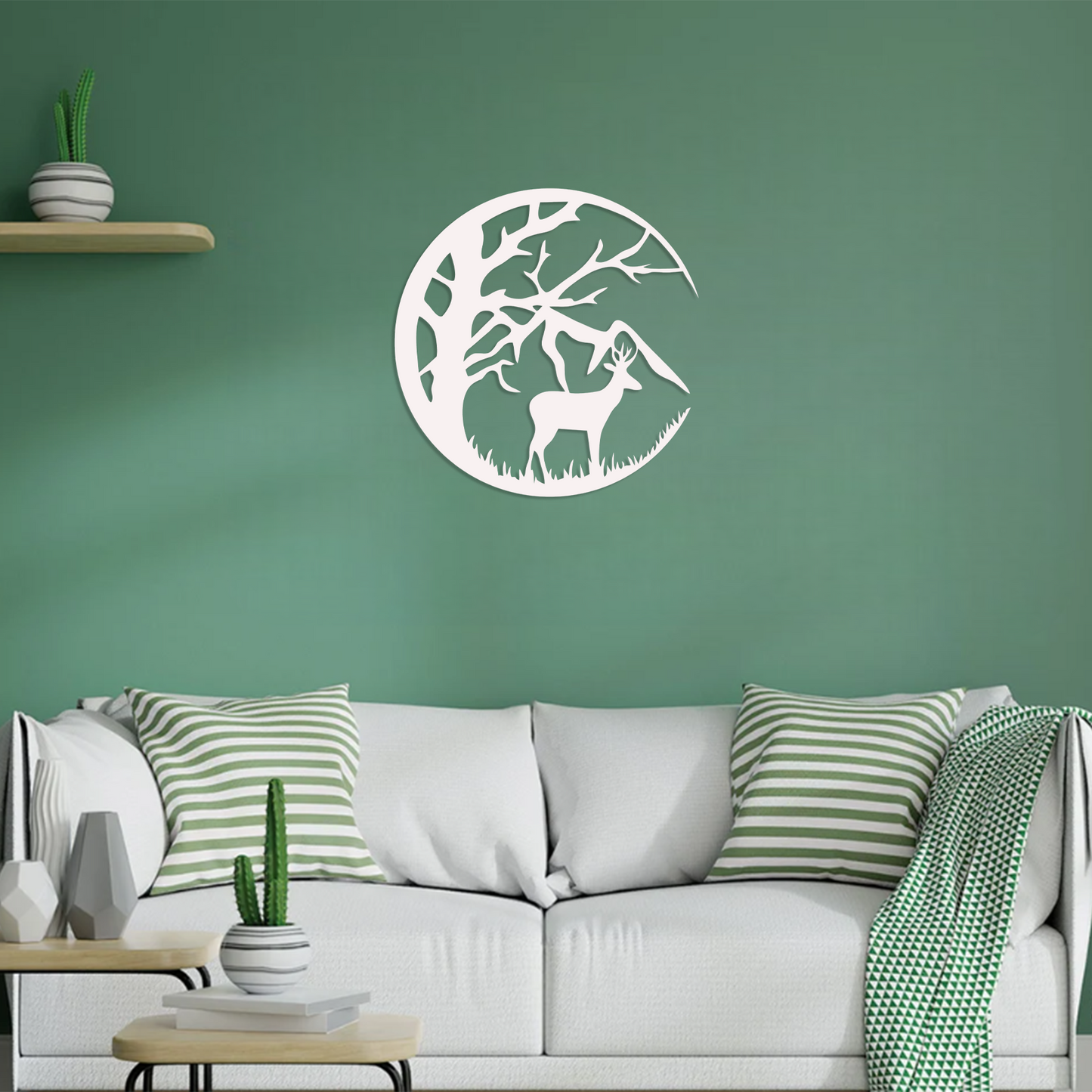 Moonlit Stag Wall Art