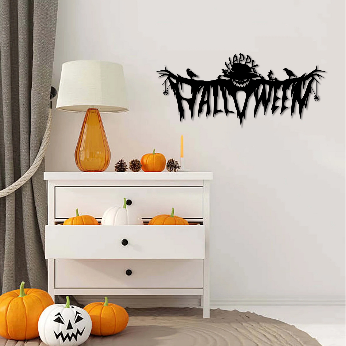 Halloween Script Wall Art