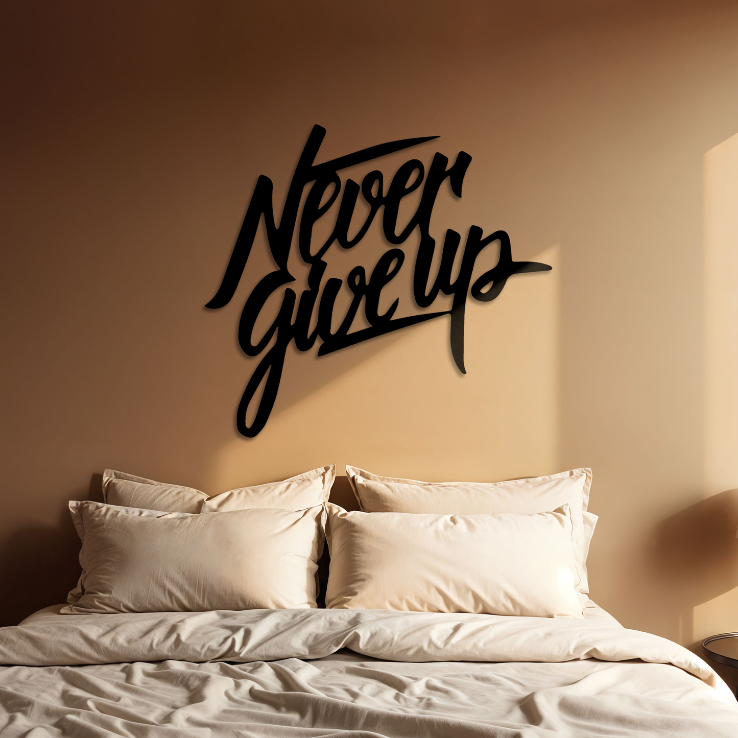 Never Give Up Wall Art