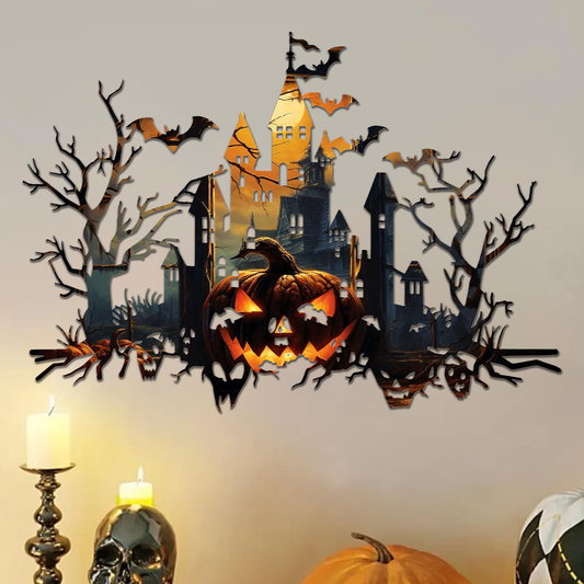 Haunted House Printed Wall Art