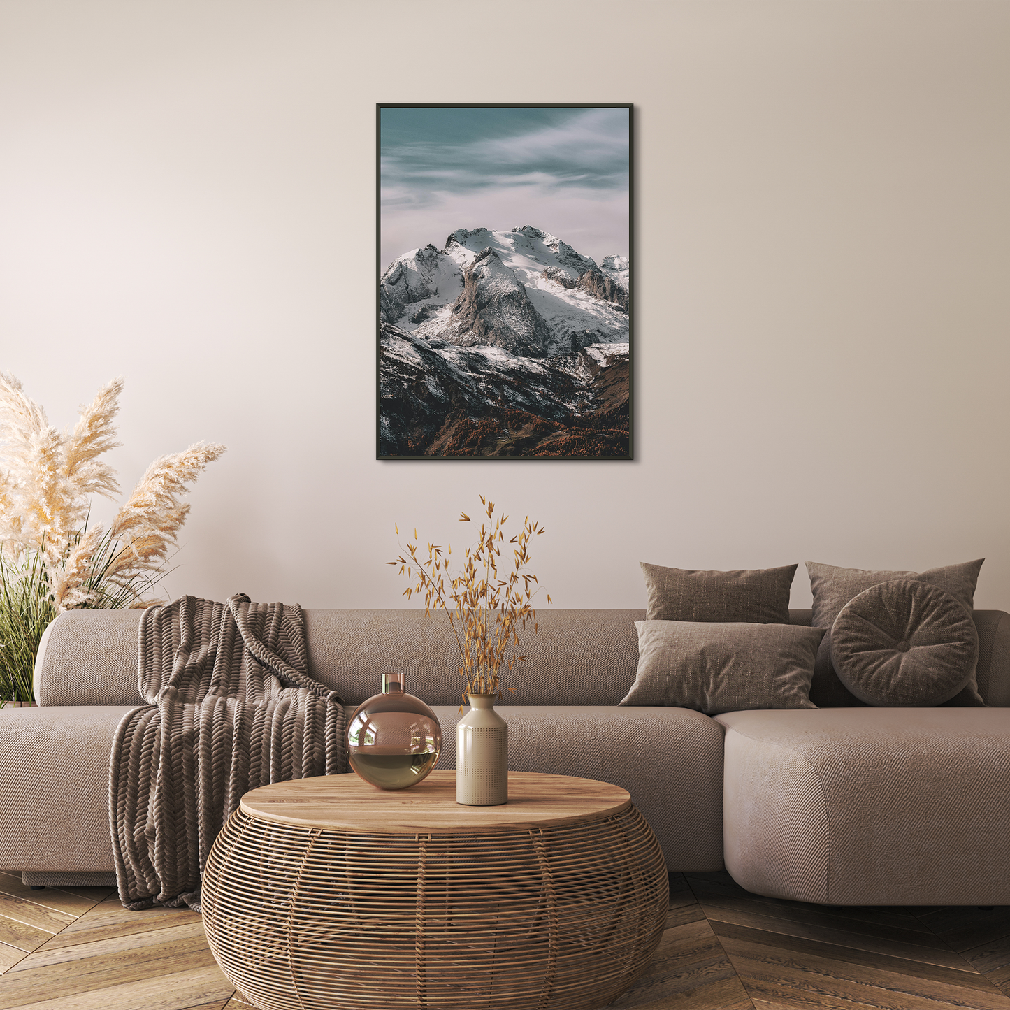 Frozen Majesty Framed Print