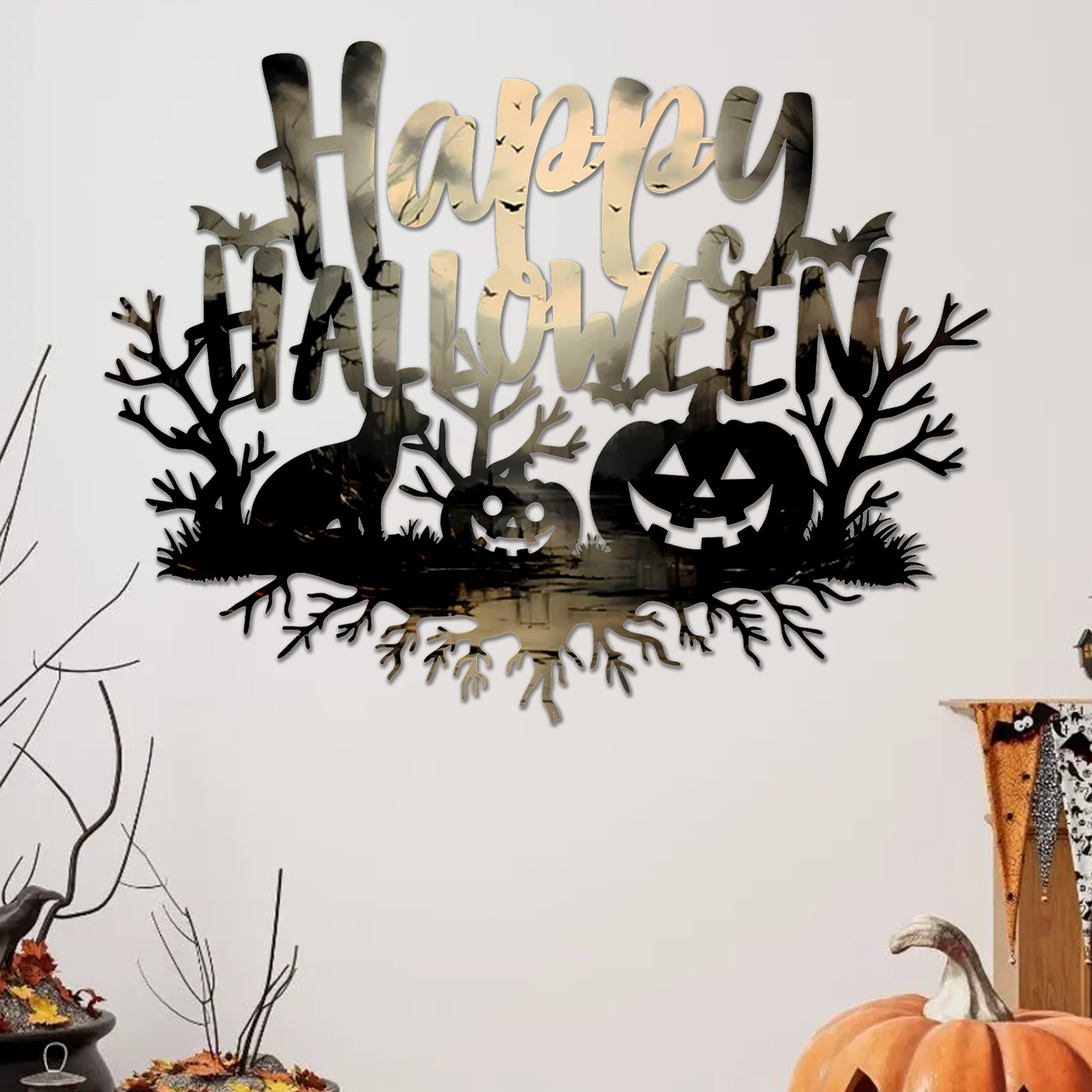 Happy Halloween Printed Wall Art