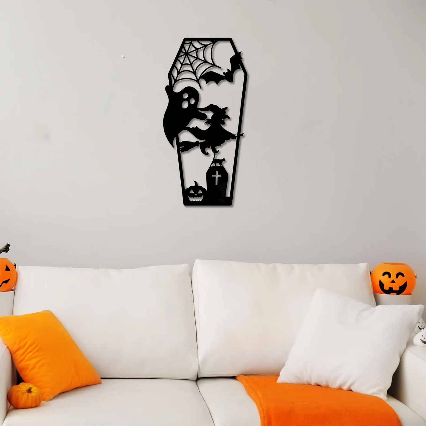 Spooky Coffin Wall Art