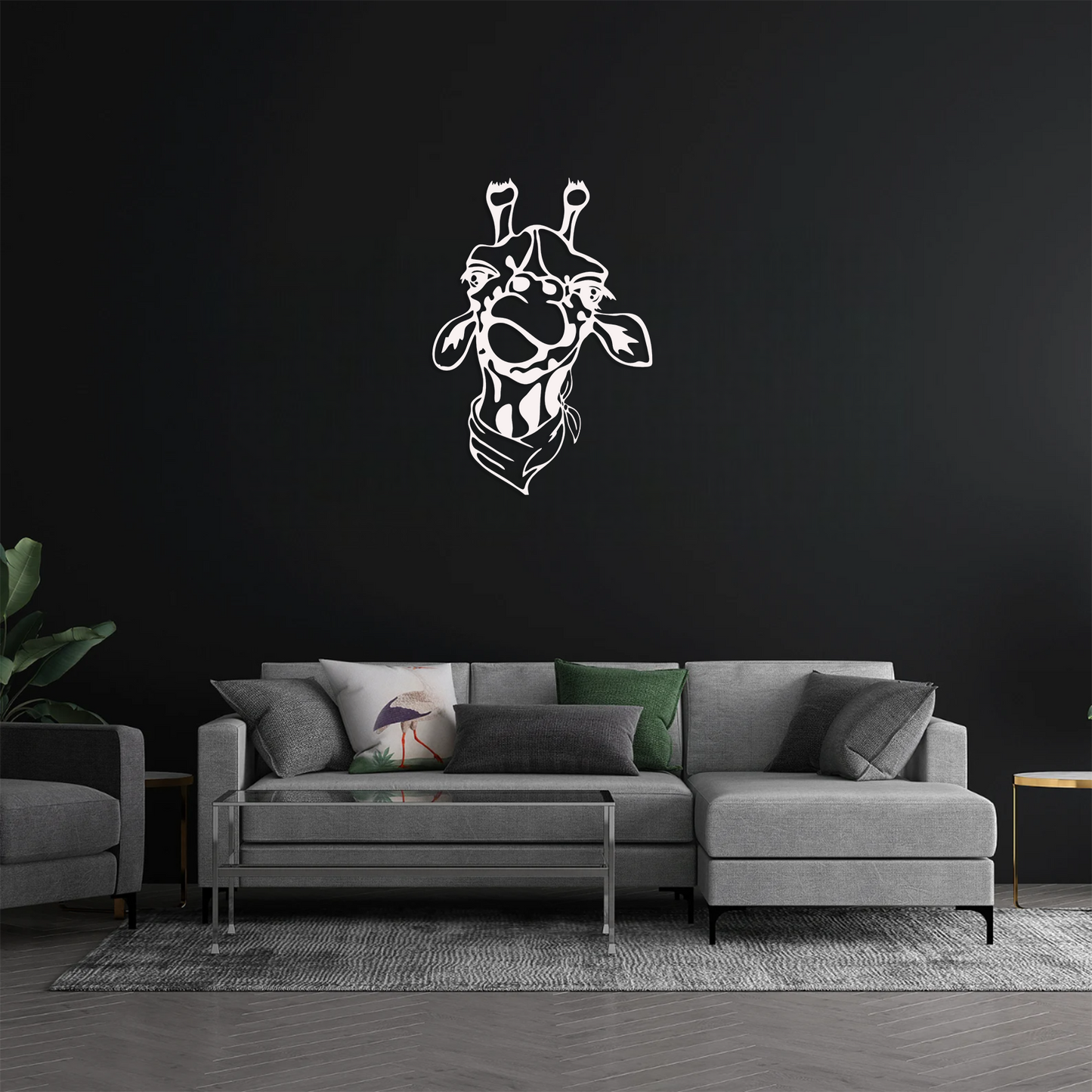 Cheeky Giraffe Wall Art