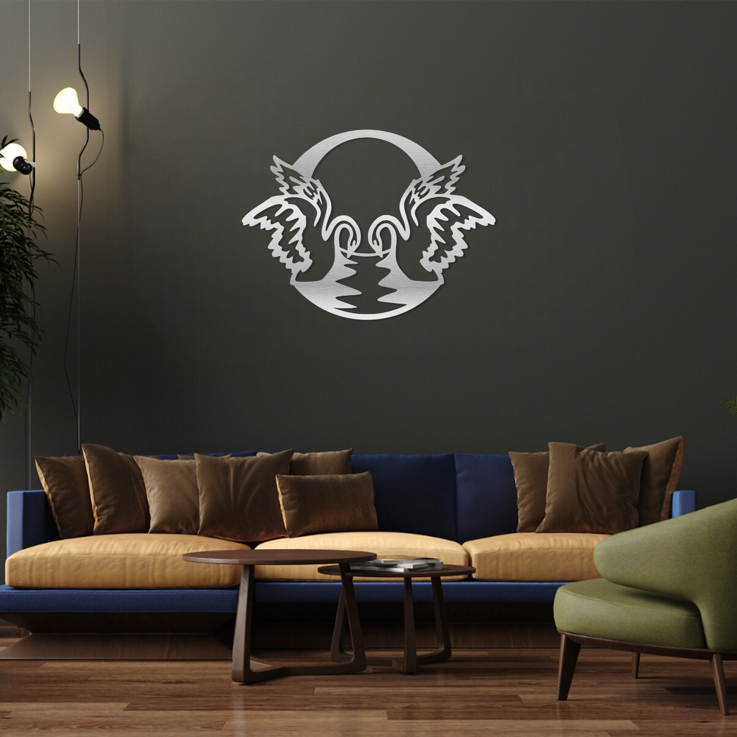 Swan Symphony Wall Art