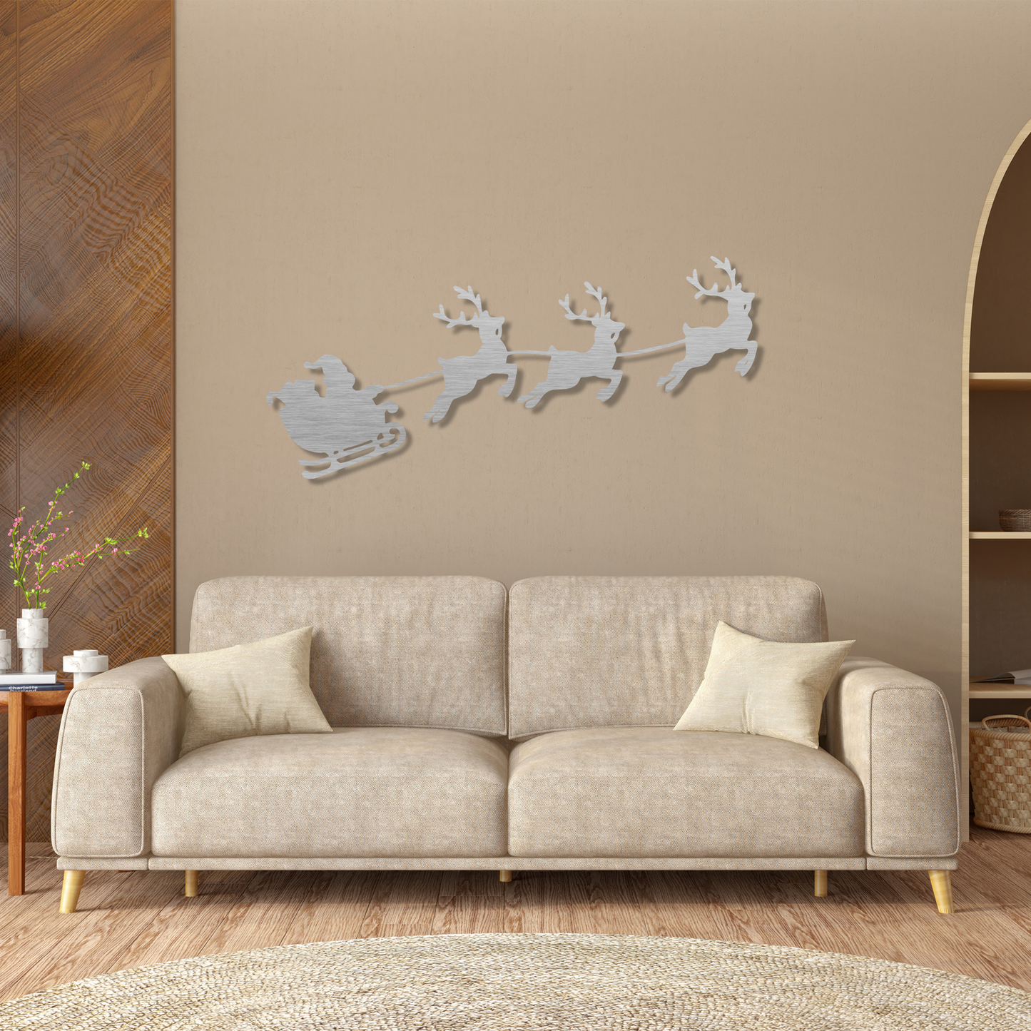 Santa's Sleigh Wall Art