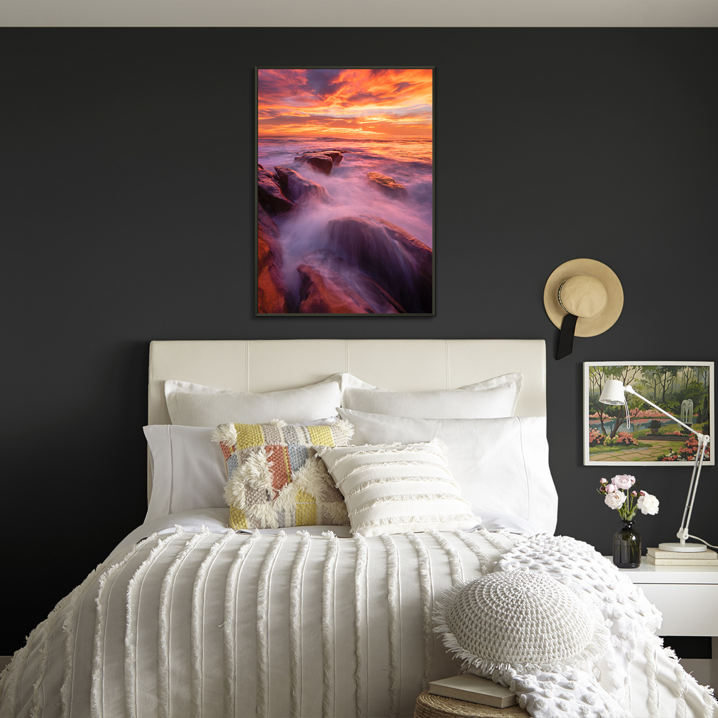 Dusk Flow Framed Print