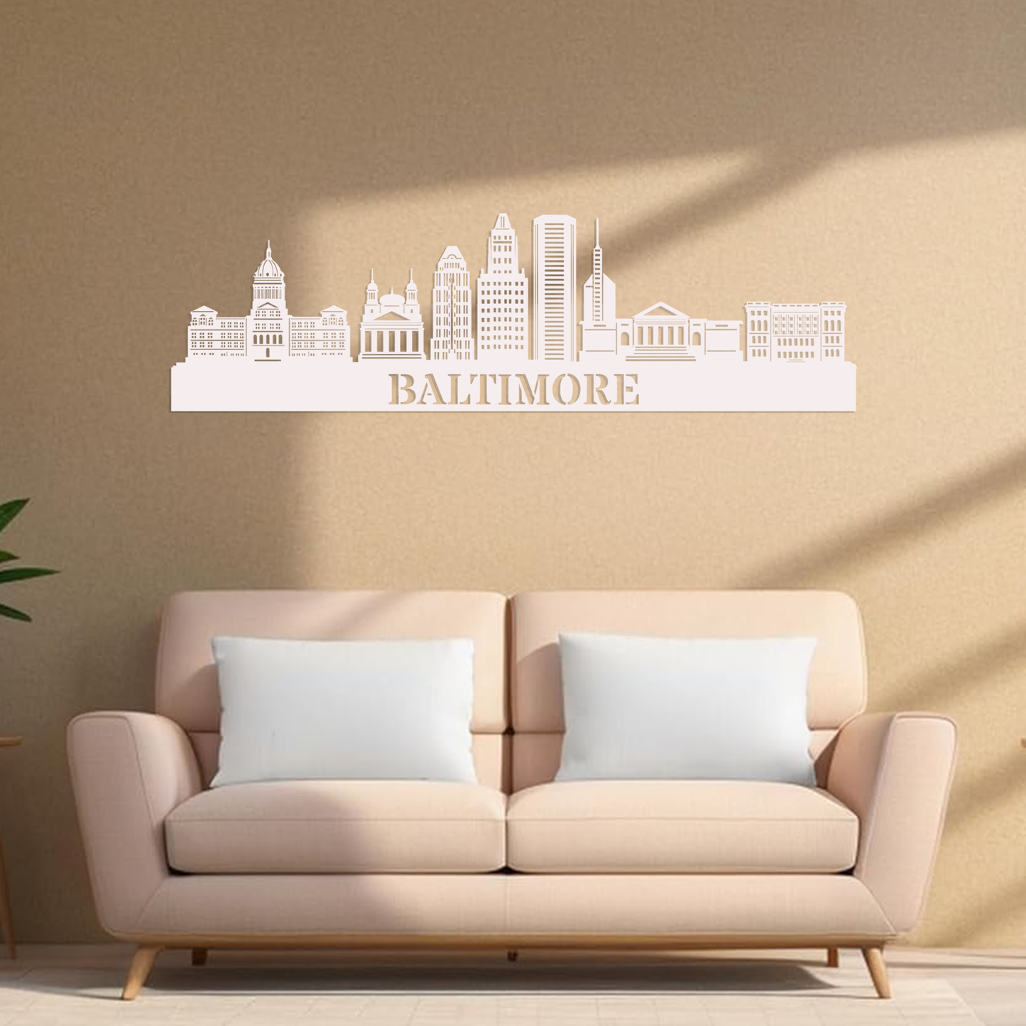Baltimore Skyline Wall Art
