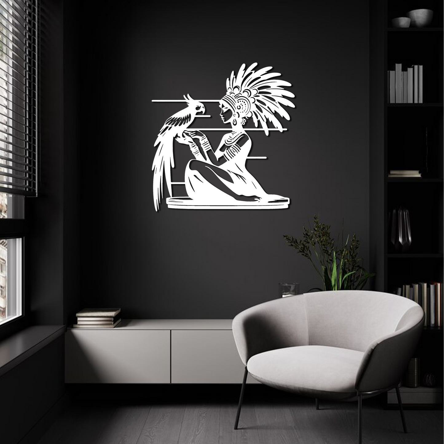 Aztec Woman Wall Art