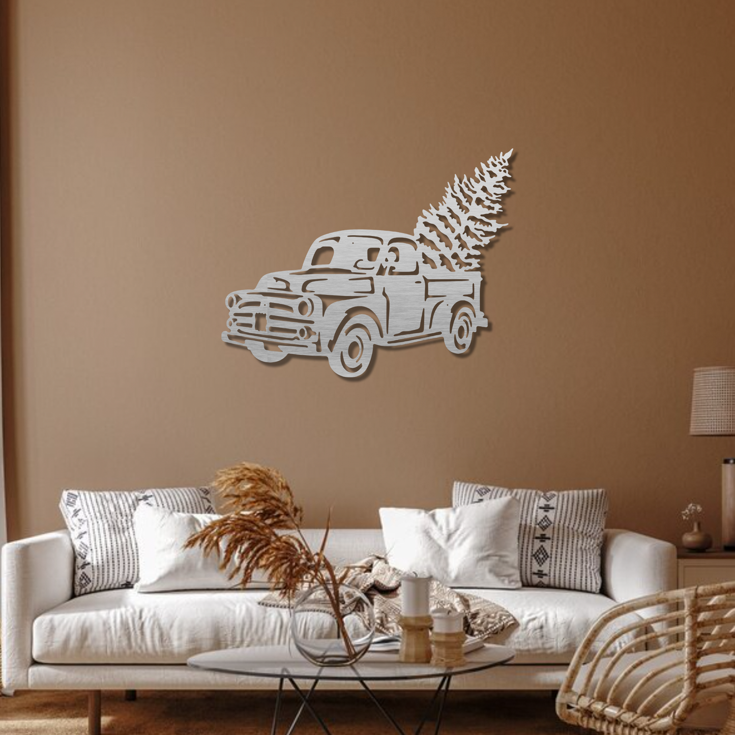 Christmas Truck Wall Art