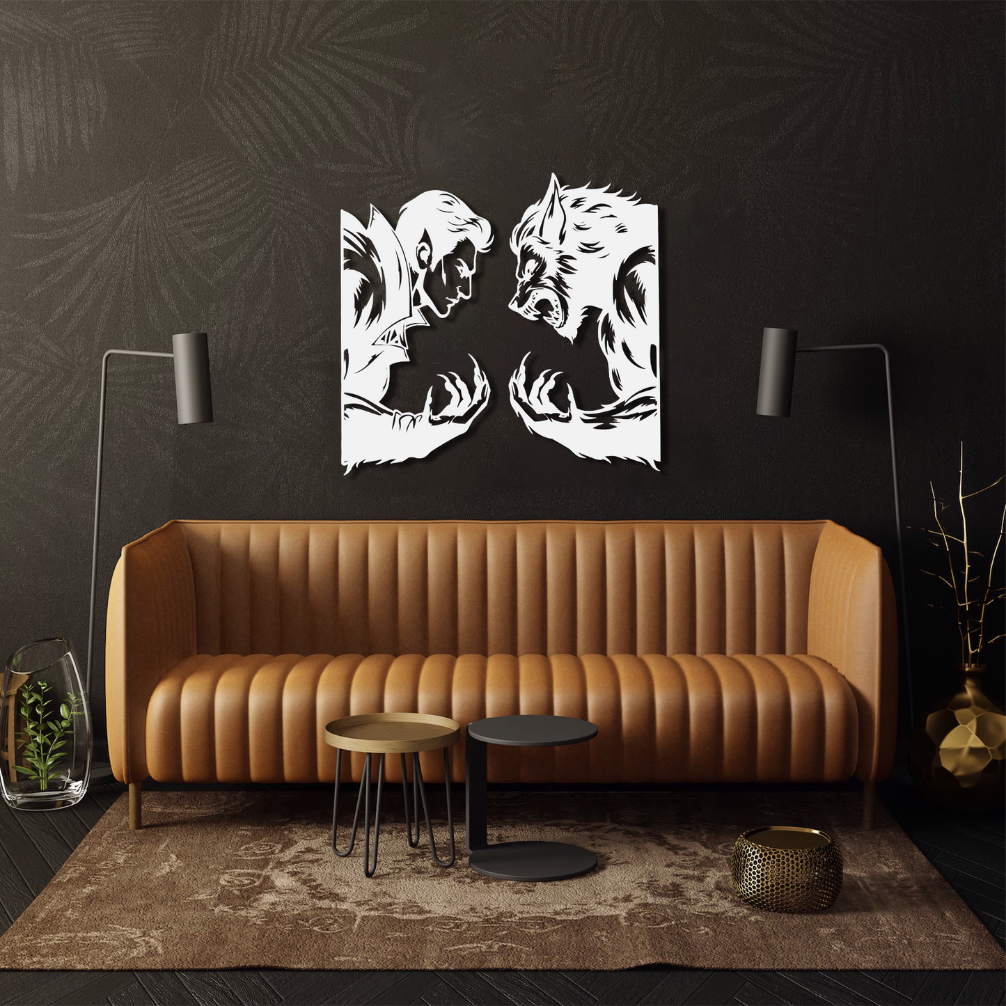 Vampire v Werewolf Wall Art