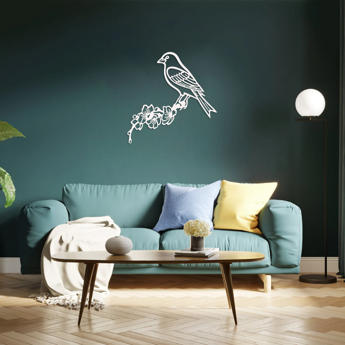 Botanic Perch Wall Art