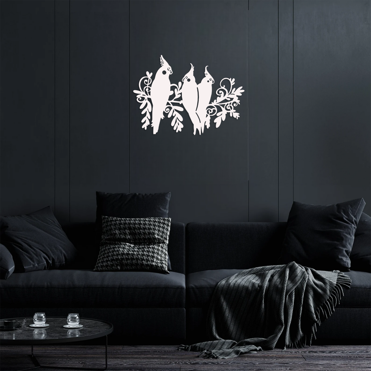 Whispering Cockatoos Wall Art