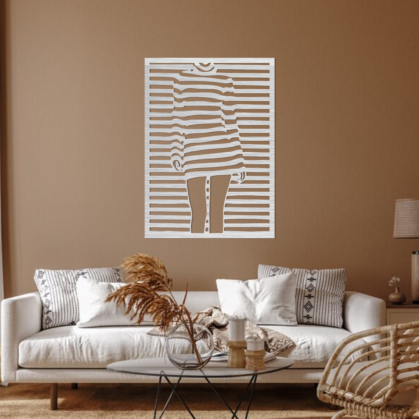 Striped Muse Wall Art
