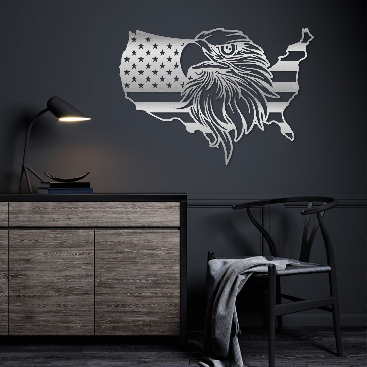 American Flag Eagle Wall Art