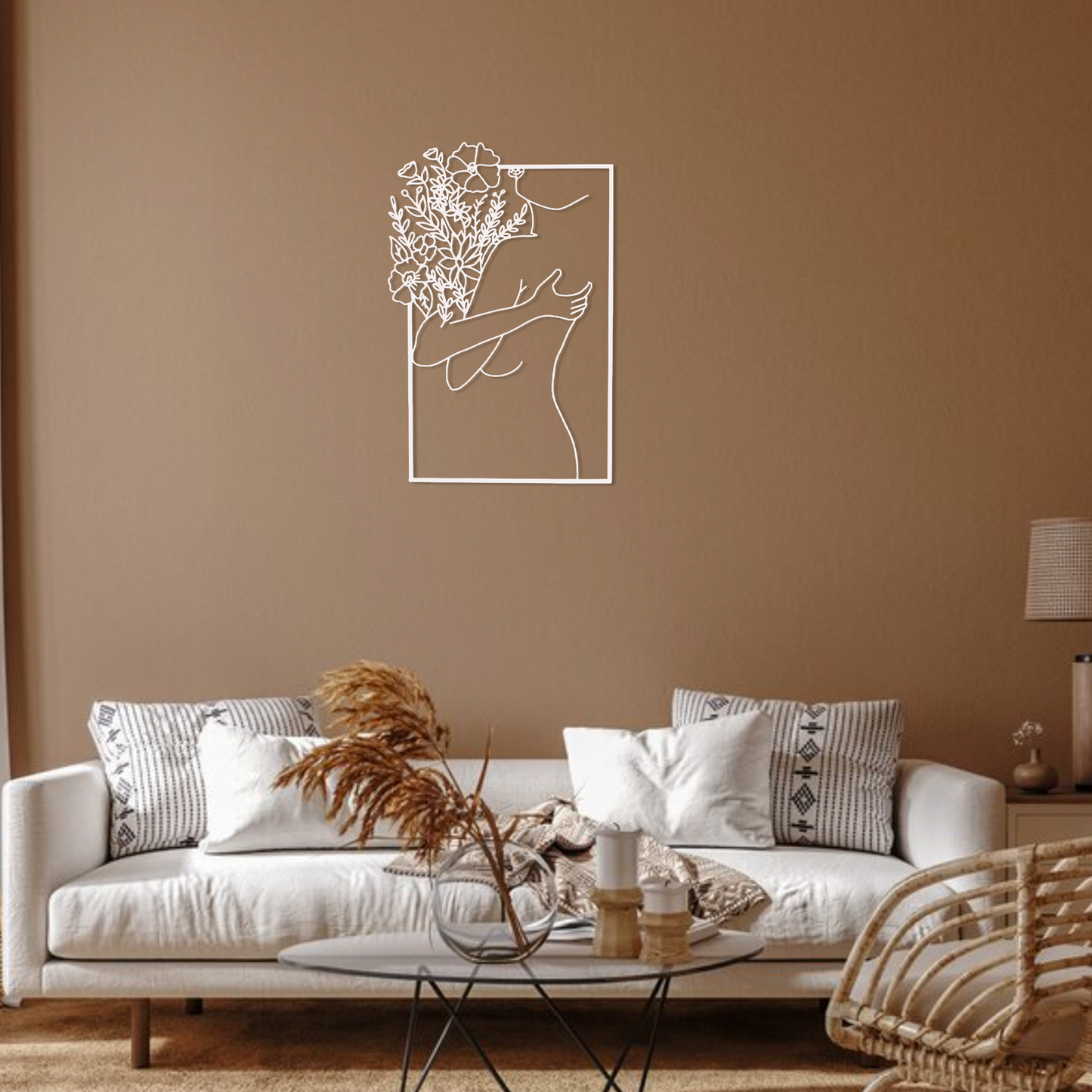 Floral Embrace Wall Art