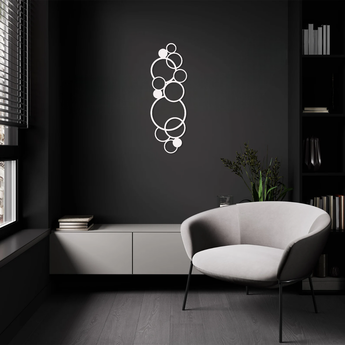 Abstract Rings Wall Art