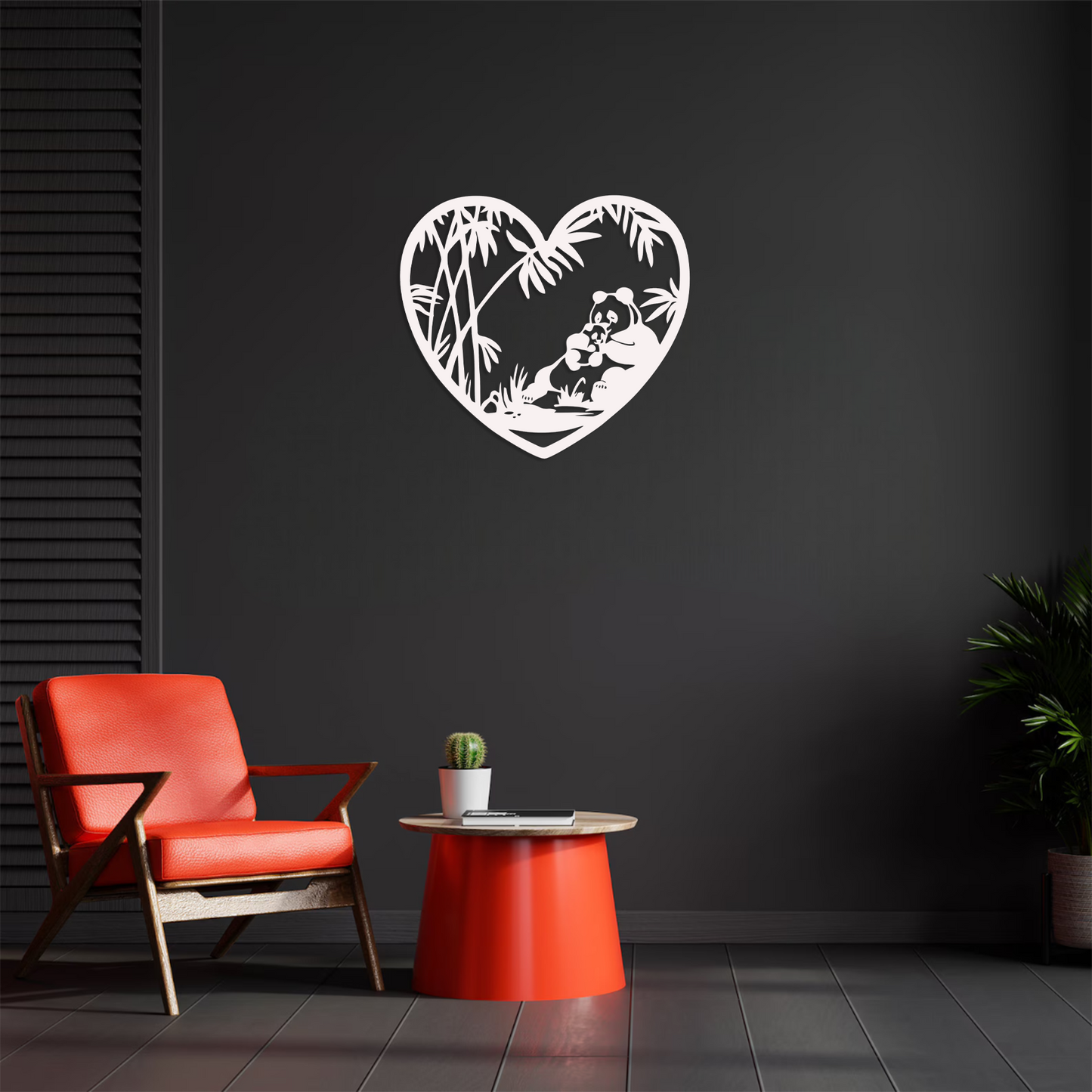 Panda Love Wall Art