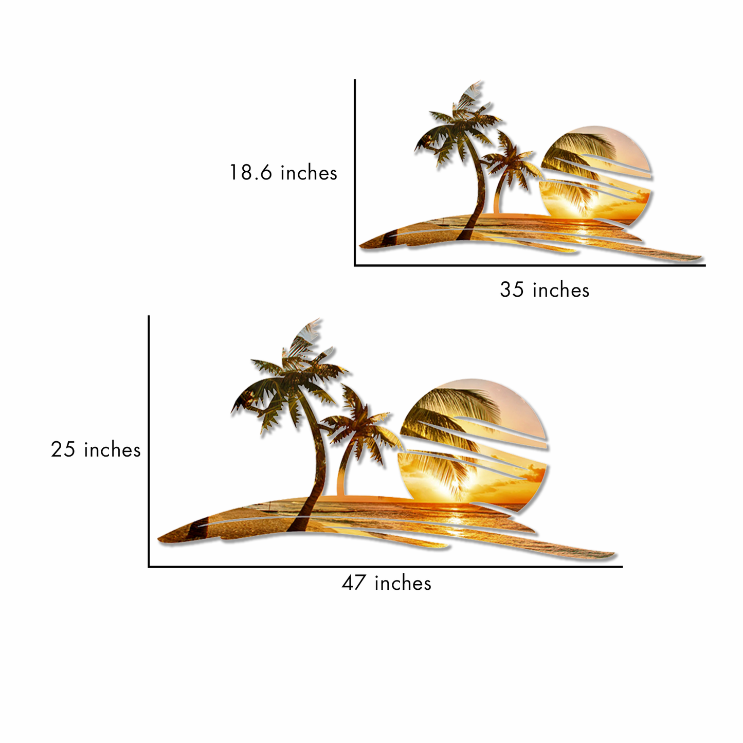 Sunset Beach Printed Wall Art