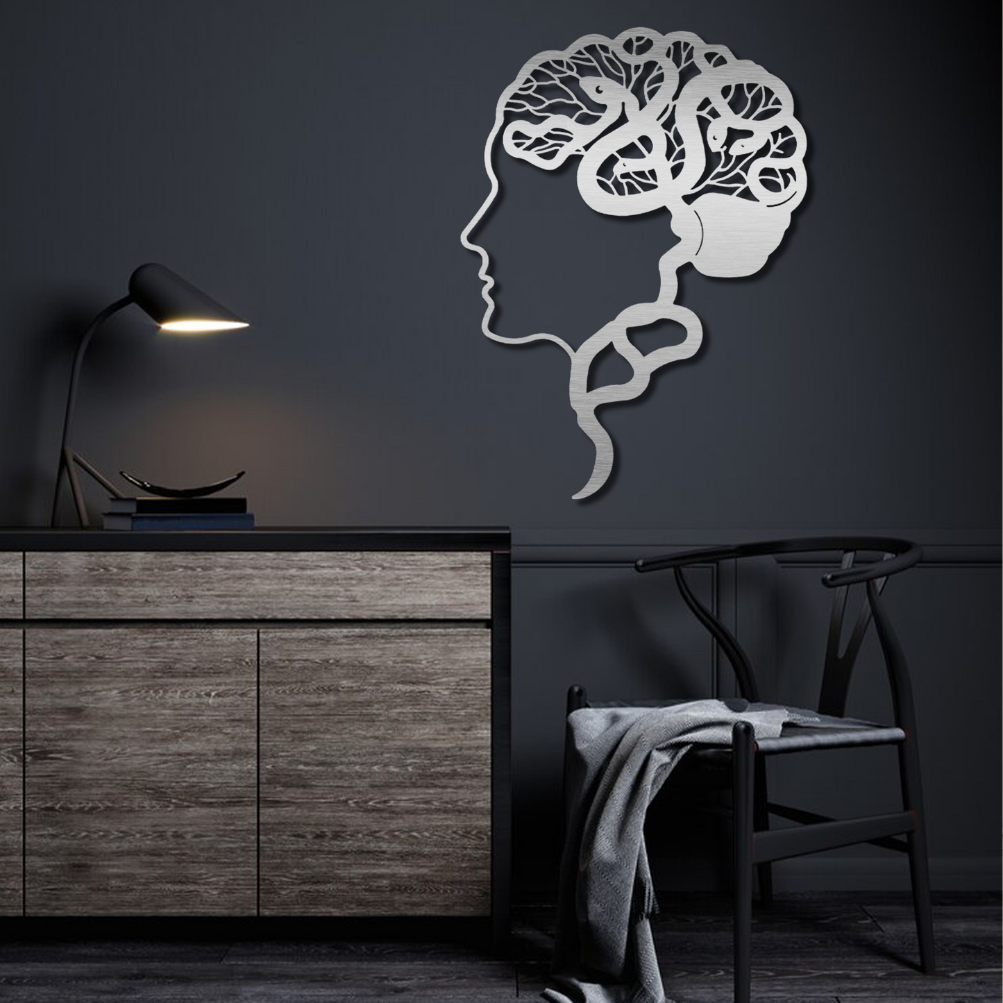 Brainiac Medusa Wall Art