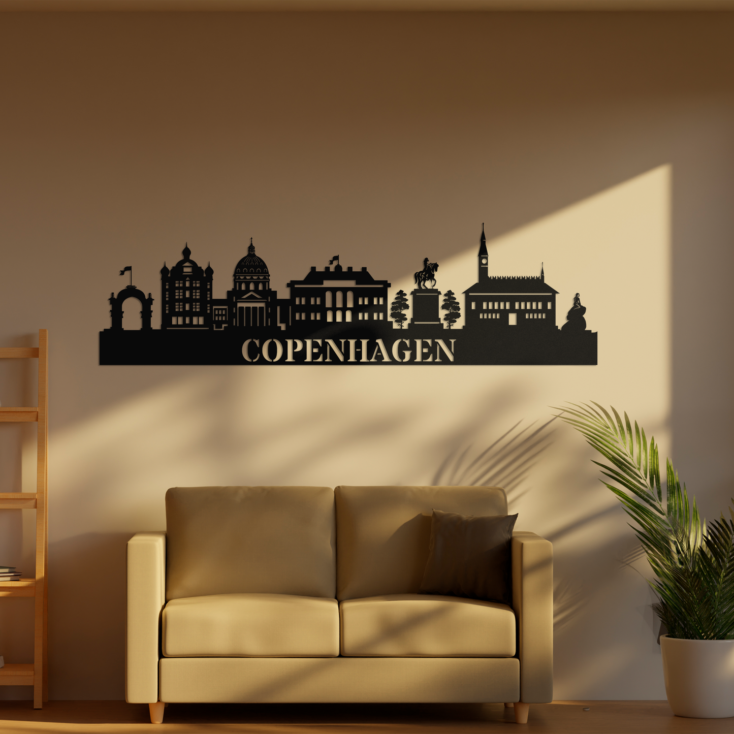Copenhagen Skyline Wall Art