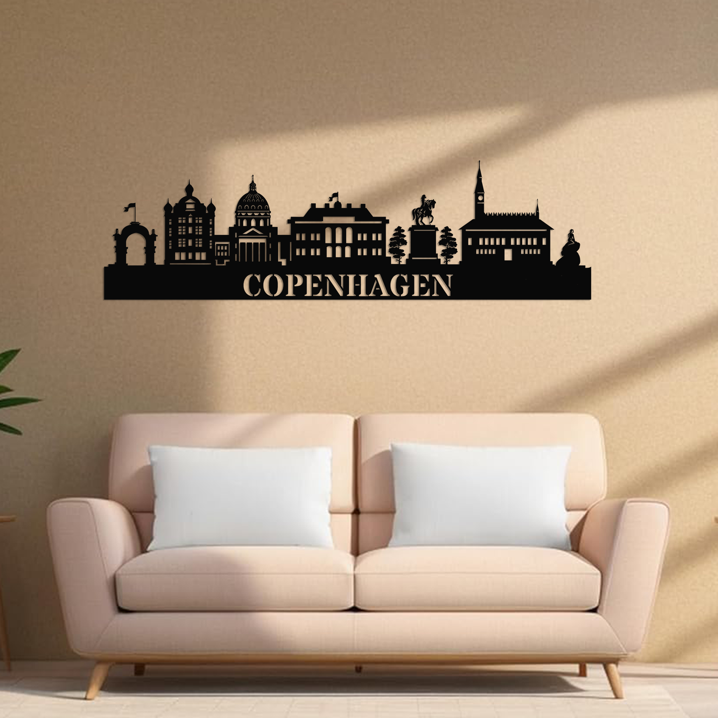 Copenhagen Skyline Wall Art