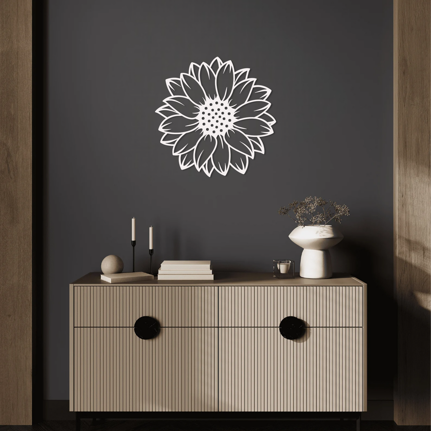 Serene Sunflower Wall Art