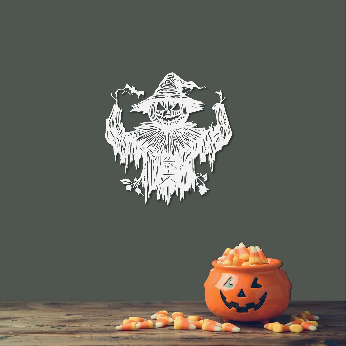 Scary Scarecrow Wall Art