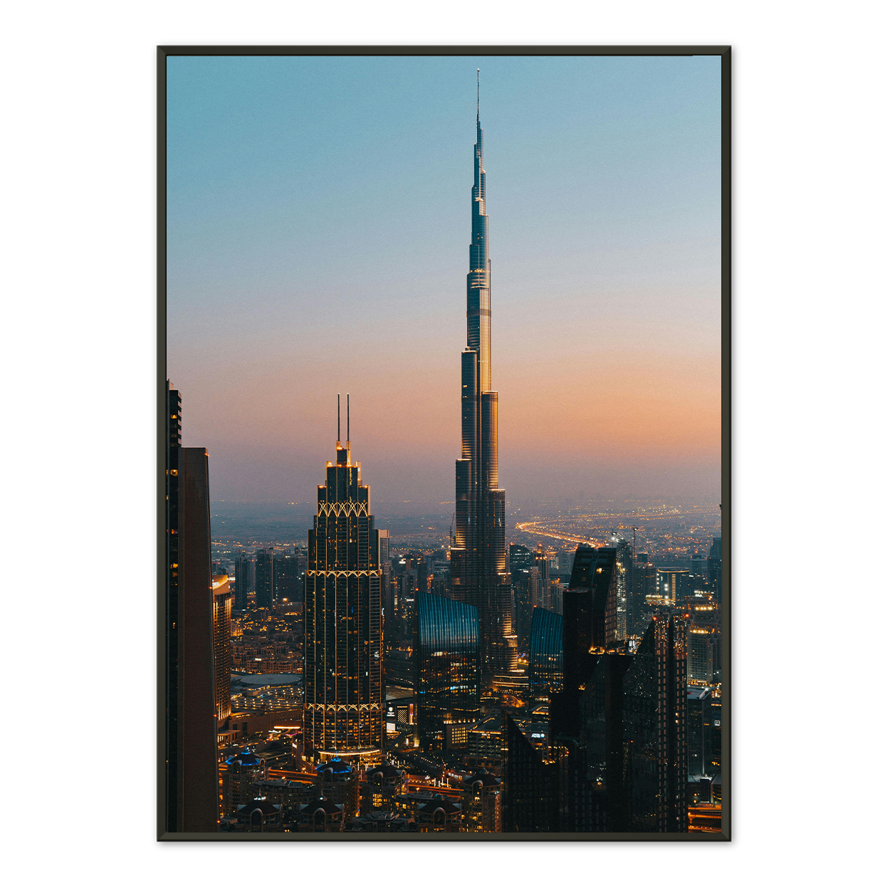 Burj Khalifa Framed Print