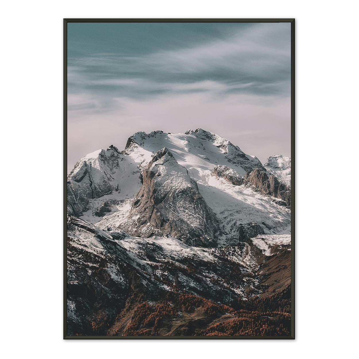 Frozen Majesty Framed Print