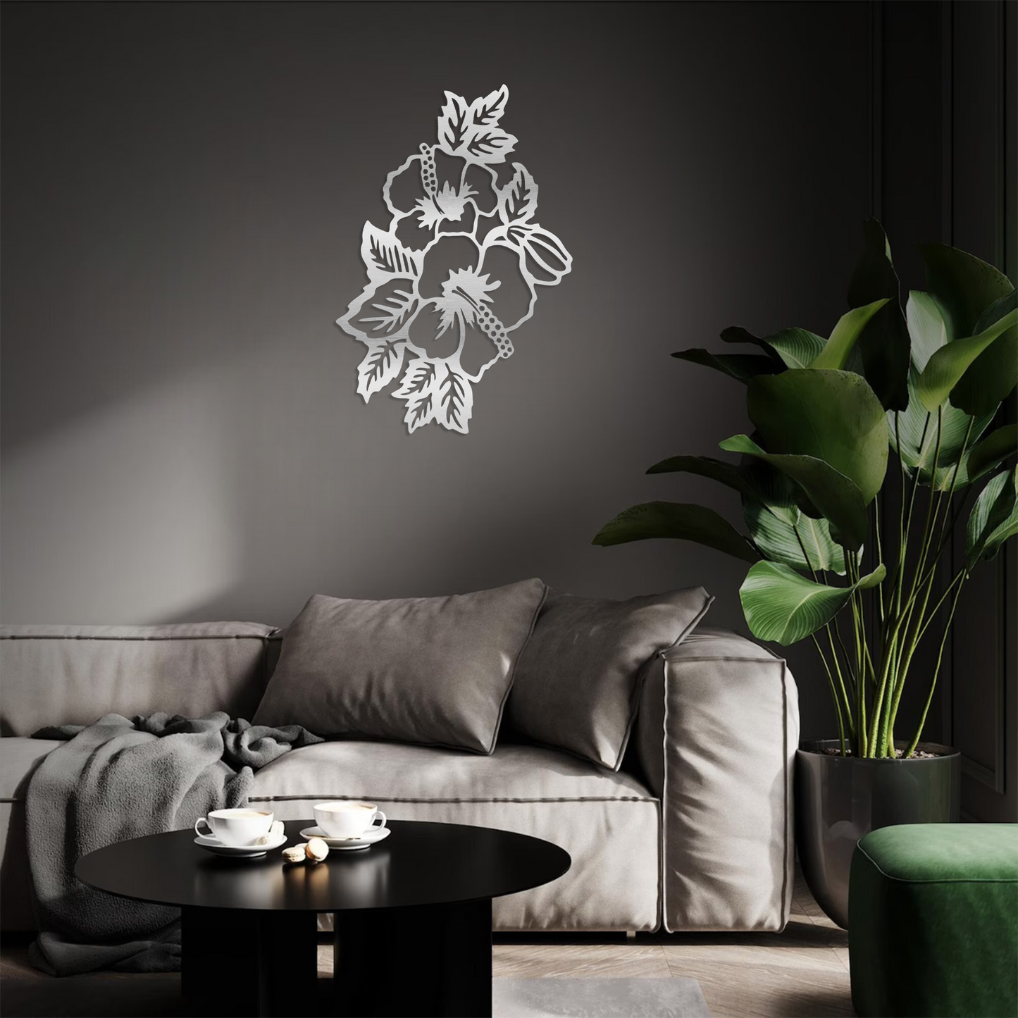 Hibiscus Charm Wall Art