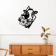 Cow & Petals Wall Art