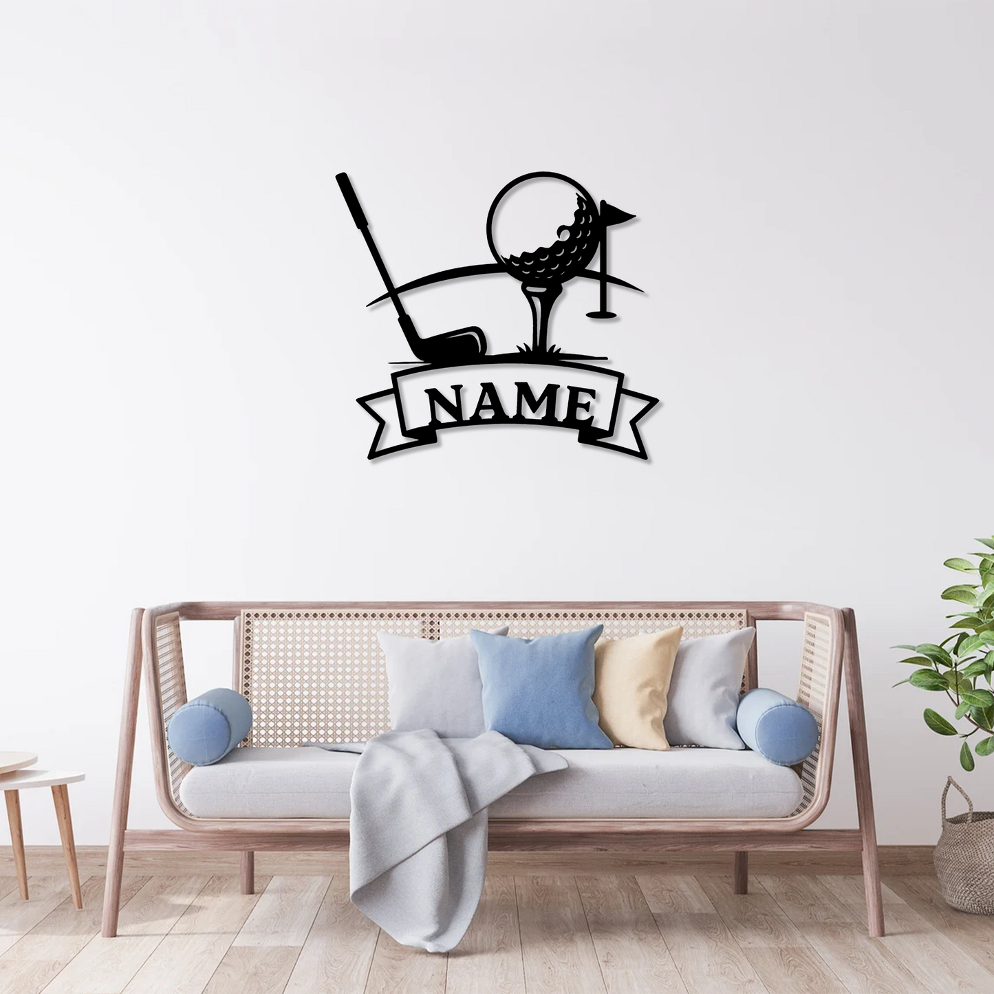 Custom Golf Plaque Wall Art